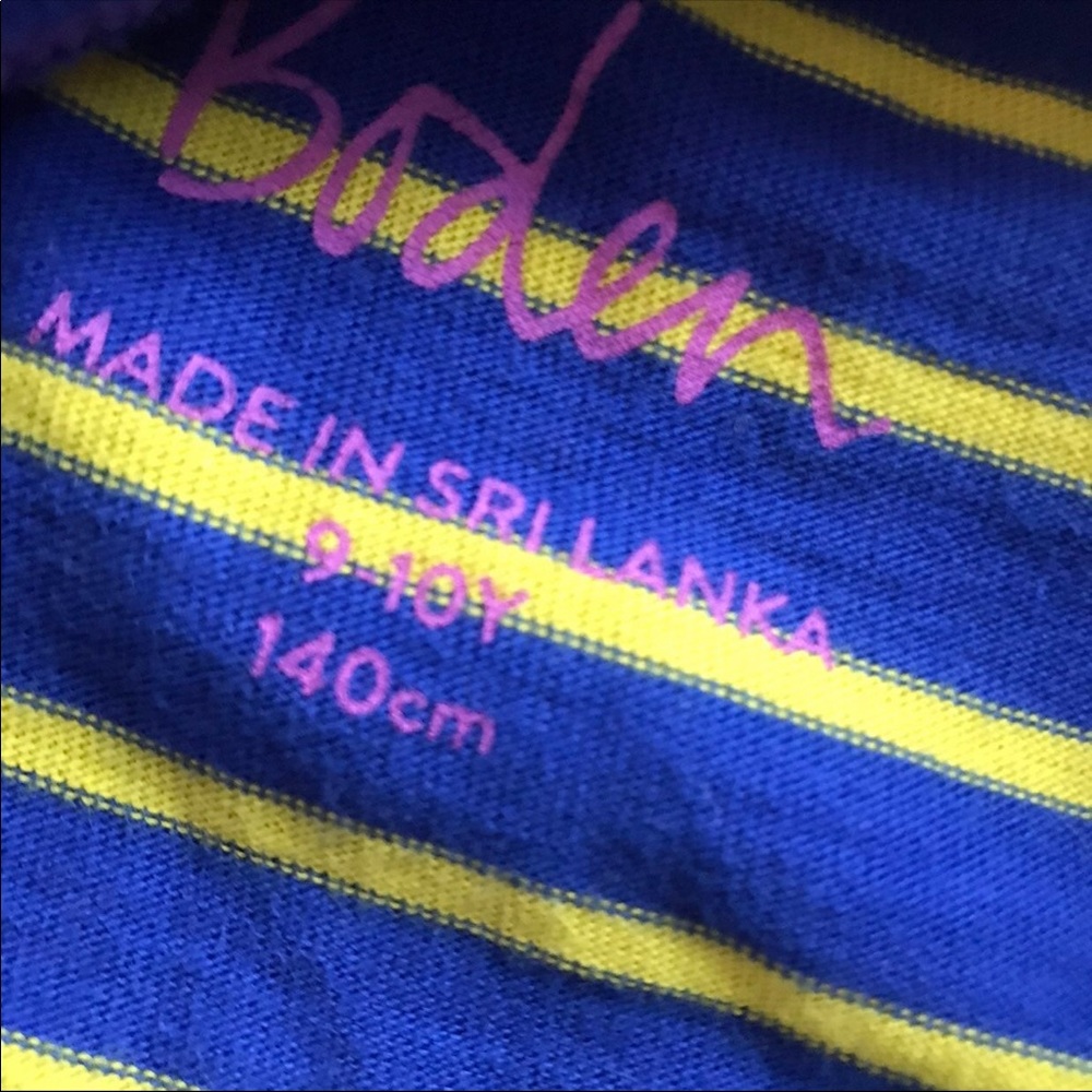 Mini Boden Boys Long Sleeve Top 9-10 Years